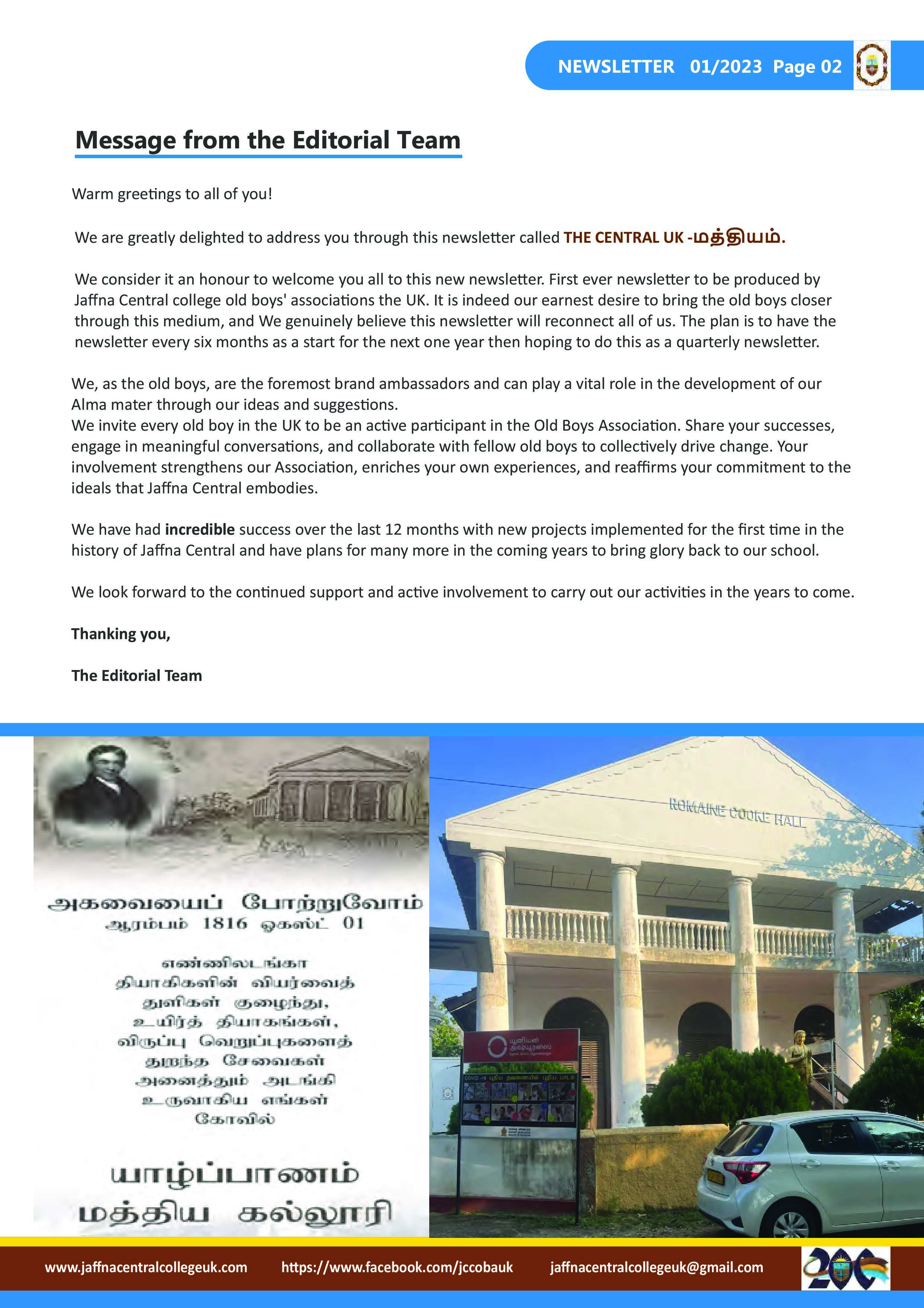 JCC OBA UK Newsletter - 2023 Page 2